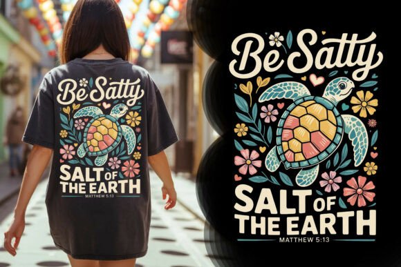 Download Be Salty Salt Earth Christian Tee - Tee Collection
