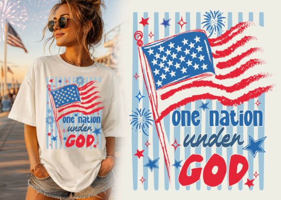 Download One Nation Under God Christian Tee - Tee Collection