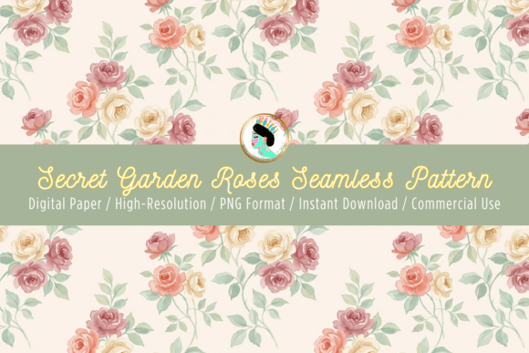 Download Rose Flower Seamless Pattern - Premium Resources
