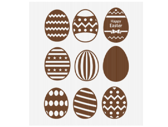 Download Easter Eggs Patterned Eggs Graphic - Eggs Collection