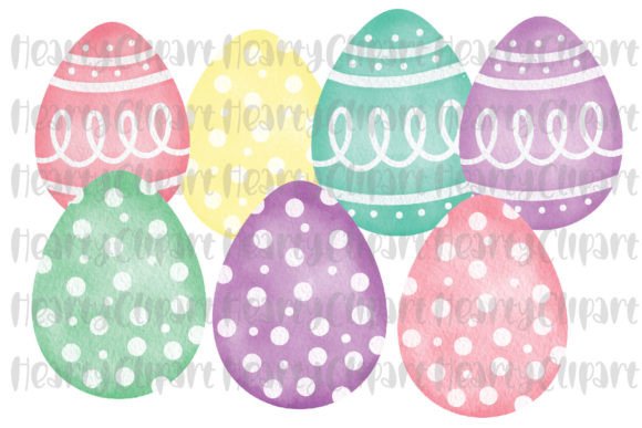 Download Watercolor Easter Eggs PNG Clipart - Eggs Collection