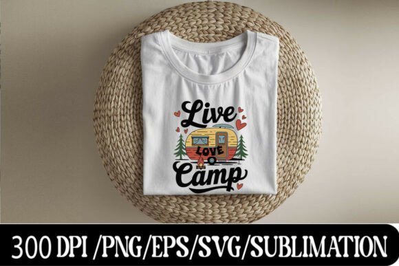 Download Vintage Love Camp Trailer Design Tee - Tee Collection