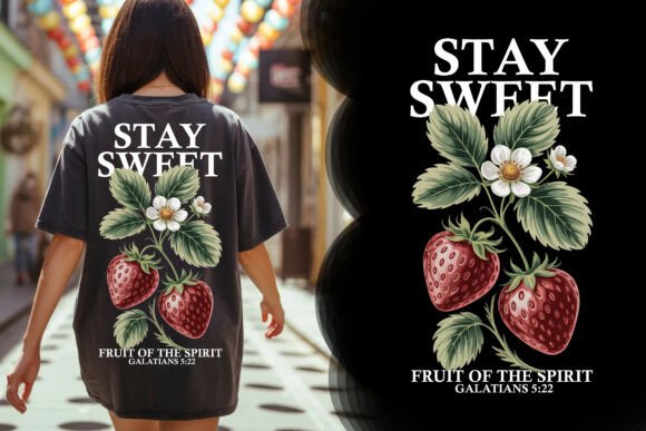 Download Stay Sweet Fruit Spirit Christian Tee - Tee Collection