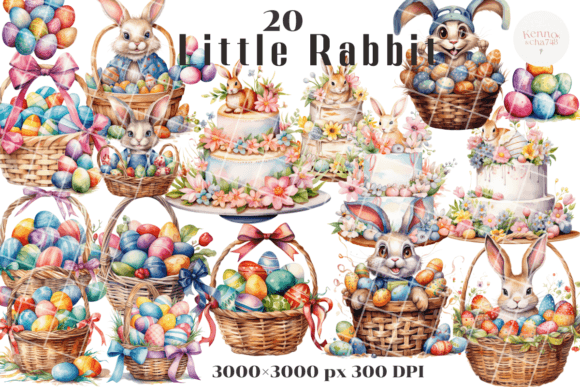 Download Easter Bunny Clipart, Easter Eggs Basket - Eggs Collection