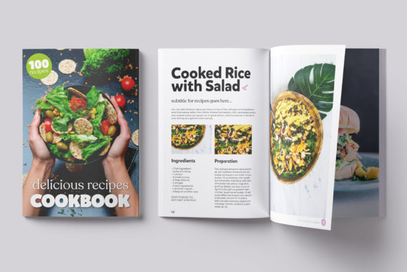 Download Delicious Recipes Cookbook Template - Delicious Collection