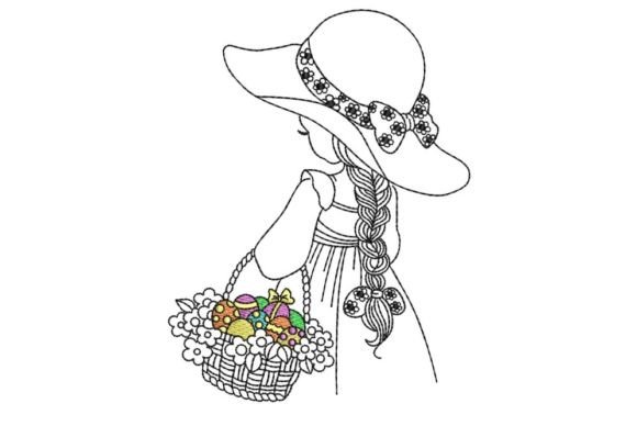 Download Girl with Easter Eggs - Eggs Collection